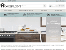 Tablet Screenshot of homefrontproducts.co.uk